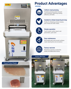 Commercial Meat Flattening <b>Machine</b> for Pork <b>Chop</b> Chicken Breast Beef Steak Adjustable Thickness Press <b>Machine</b> - Product Image 6