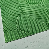 Nouveau panneau mural feuille Musa décor en pierre Flexible 3d doux MCM vert matériaux de construction revêtement artificiel intérieur et extérieur