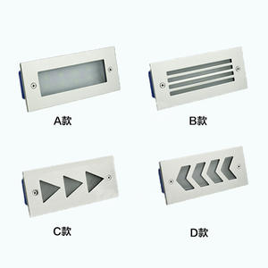 2W Mur Extérieur Moderne A MENÉ LA Lumière D'escalier LED <span class=keywords><strong>lampadaire</strong></span> Sentier lampe radar À Micro-ondes d'induction de corps humain lampe Enterrée - Product Image 1