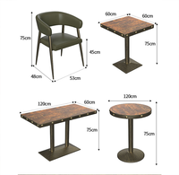Meubles commerciaux de qualité supérieure pour hôtel, salon, bar à café, banquette, chaise de pub haut de gamme, dossier, ensemble de table à manger