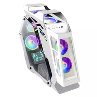 Phantom Noir Blanc Aluminium Boîtier PC USB 3.0 Verre Trempé CPU Ordinateur Gaming Bureau ATX Audio Port Avant Ventilateur Refroidisseur