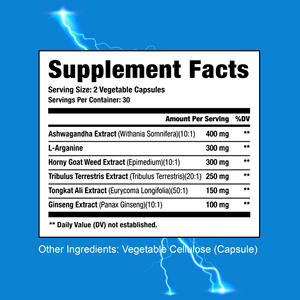 Penjualan laris kapsul Booster Maca kapsul Ginseng & ekstrak Ashwagandha mendukung memaksimalkan kinerja mendukung kapsul massa otot ramping - Product Image 3