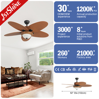 Ventilador de Techo 1stshine con Control Remoto, de Primera Calidad, Alto Rendimiento, Estilo Lujoso, Ecológico, con Luz LED