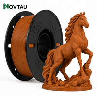 Filament d'imprimante 3D Novtau PETG Basic, vitesse d'impression 50-250 mm/s, 1,75 mm, 1 kg +/-0,02 mm pour la fabrication de modèles FDM