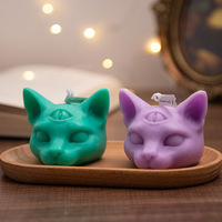 Dreiäugige Katze Duftkerze Grenzüberschreitende Halloween Kreative Dekoration