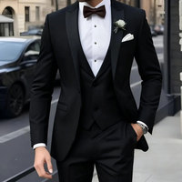 Costumes d'affaires trois pièces à simple boutonnage pour hommes, style européen et américain, du XXS au 5XL, pour sites web indépendants