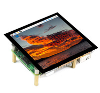 Pantalla LCD Cuadrada de 7.6 Pulgadas, Señalización Digital, Monitor Android 1:1, Pantalla Cuadrada de Arte para Montaje en Pared, para Exposiciones de Arte NFT y Pinturas