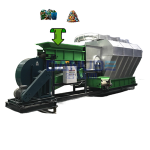 Equipo de manipulación de residuos de gran entrada, sistema transportador de clasificación de residuos, separador de aire, máquina aventadora, planta de clasificación de residuos - Product Image 1