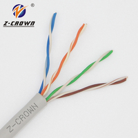 Câbles de raccordement croisé UTP pour boîtier de jonction extérieur, 2 paires, tension Cat5e Cat6, câble spiralé