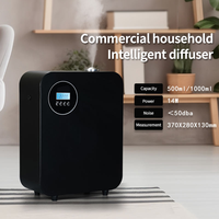Diffuseur intelligent en métal, atomiseur nano, capacité 0,5-1L, système de parfum commercial pour hôtel, centre commercial, grand espace