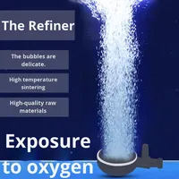 Dapat disesuaikan akuarium udara kue Pasir Kepala 220v pompa oksigen Aerator untuk ikan pembiakan tangki ikan penghalus gelembung batu hidup cocok