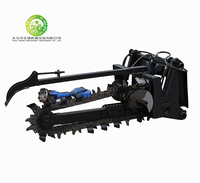 Arado de Cadena Diésel con Punta de Bala Marca GD, Rodamiento de Engranajes para Tractor, Ingeniería Agrícola, Alta Seguridad, Larga Vida Útil