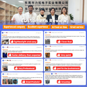 Patins <span class=keywords><strong>de</strong></span> <span class=keywords><strong>protection</strong></span> antidérapants en caoutchouc <span class=keywords><strong>silicone</strong></span> noir <span class=keywords><strong>pour</strong></span> meubles, tables, chaises et équipements mécaniques - Product Image 5