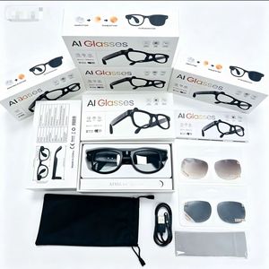 KI-Smart-Brille G2-PRO Freihändige Aufnahme-Brille mit Eingebautem Mikrofon Fotoaufnahme Tragbar mit Austauschbaren Gläsern - Product Image 2