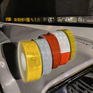 Tùy chỉnh 5cm * 45.7cm Hip kim cương lớp xe nhãn dán phản quang ECE DOT-C2 Retro băng phản chiếu xe tải cinta reflectiva - Product Image 1