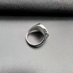 Nhẫn kiếm thép không gỉ, nhẫn Ả Rập mạ vàng 18K, phong cách Punk, hai thanh kiếm, chống nước dành cho nam - Product Image 6