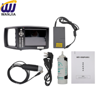 WANJIA Scanner à ultrasons vétérinaire B Appareil à ultrasons Portable Scanner à ultrasons couleur vache Test de grossesse cochon et vache Sonar