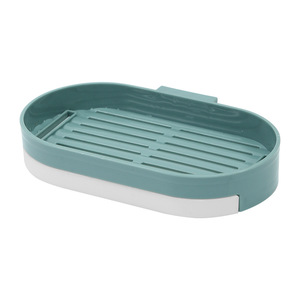Jabonera de Plástico de Una Sola Capa con Ventosa para Montaje en Pared, para Baño y Uso Doméstico - Product Image 5