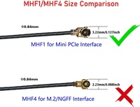 Antenne LoRa 915 MHz intérieure, gain 3dBi omnidirectionnel, pour câble mâle + UFL MHF1, 2 pièces |   Passerelle LoRaWAN ESP32 OLED pour appareils IoT