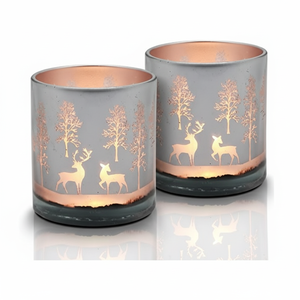 Fancy Home Office <b>Christmas</b> Decorative Set of Two Metal <b>Tea</b> <b>Light</b> Holder Small Size Decorative Handmade Metal <b>Tea</b> <b>Light</b> Holder - Product Image 1