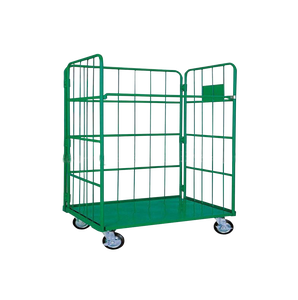 Chariot de manutention robuste avec roues, revêtement poudré, pour entrepôt - Product Image 6