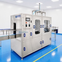 Machine de brossage de bouteilles 300 BPH 18,9 L à positionnement précis amélioré pour les lignes de production d'eau potable