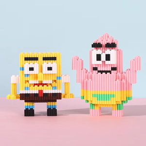 Regalo para Niños, Bloques de Construcción de Dibujos Animados de Micro Partículas, Juguetes de Rompecabezas para Niños - Product Image 2