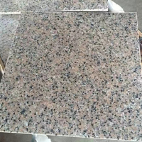 Carrelage en granit rose flamme poli, détails de pierres, pour le granit, la vente en gros
