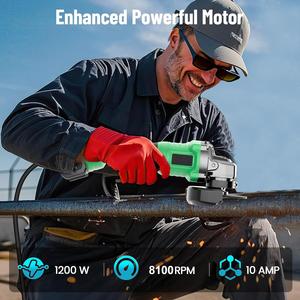 8100rpm 20V Cordless Angle Brushless Motor Industrial DIY Tool Battery Powered Grinding Disc Wheel Included CA-20A-2 Brushless C - Product Image 2