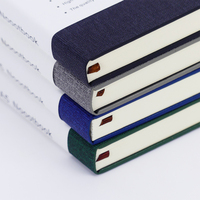 Custom ized Classic Fabric Hard Notebook Deep Shade Journal Verwenden Sie Notebook Schlanke, umwelt freundliche Notizbücher im Format A5