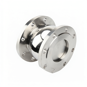 บอลเช็ควาล์วสแตนเลส 304 ชนิดหน้าแปลนสุขภัณฑ์สำหรับอุตสาหกรรม - Product Image 1