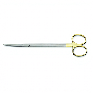 Ciseaux de dissection Metzenbaum Odontomed 2011 en acier inoxydable 10 pouces, à extrémités émoussées/courbées, instrument chirurgical manuel, manche en plastique - Product Image 1