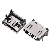 Conector Adaptador HDMI Compatible con USB de 19 Pines MUP-H20017 para DVD, TV, STB, Computadora, Carcasa de Cobre, Gran Venta en VNM