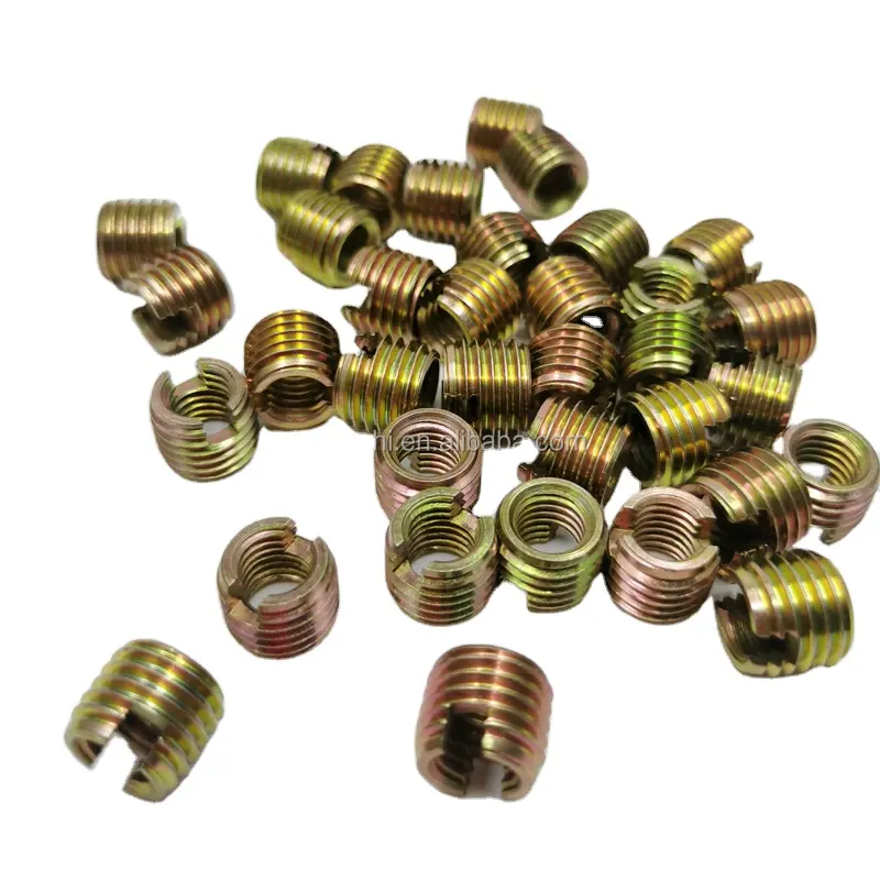 Uxcell brass type 302 self tapping threaded insert nuts with thread UNC 8-32 4-40 1/4-20 5/16-18