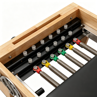 Tempat Tidur Pilates Reformer Profesional dengan Rangka Kayu Karet Thailand, Dapat Disesuaikan Multi-sudut, Peralatan Latihan untuk Studio Pilates dan Kesehatan