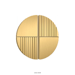 Modern Minimalist Round Pull Handle Quadrant Split Design Two-Piece Hardware Bulk Order Supplier - Product Image 3