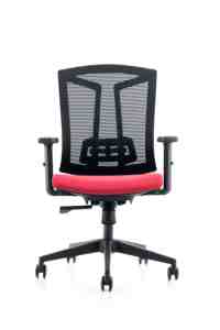 Modern Executive Mid Back Ergonomic Swivel Office <b>Chair</b> with Adjustable Height and 3-Position Lock Mesh Commercial Use - Product Image 2