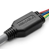 Câble médical personnalisé avec connecteur auto-bloquant Push-Pull, faisceau de câbles OEM pour équipement médical, câble de contrôle de signal