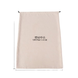 Sac à poussière en toile avec cordon de serrage, pochette de rangement pour bijoux et cadeaux, sac à main, mode vintage, logo sérigraphié, vente en gros, MOQ 100 pièces, direct usine - Product Image 1