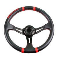 Yuechi JDM accessoires course PVC support en aluminium universel 14 pouces 350mm volant de voiture à dérive