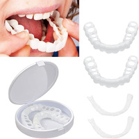 Prothèses dentaires esthétiques en silicone à clipser pour un sourire parfait – Couvre-dents naturels pour hommes et femmes