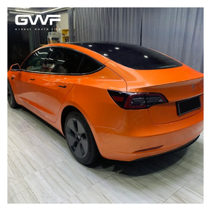<span class=keywords><strong>Peinture</strong></span> métallisée couleur Ppf Racing Orange TPU PPF Film de protection de véhicule anti-rayures auto-cicatrisant - Product Image 4