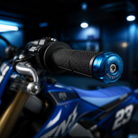 Embout de guidon de moto, bouchon de guidon CNC, couvercle de guidon en aluminium, insert d'extrémité de guidon, pièces usinées OEM personnalisées, accessoires pour moto tout-terrain