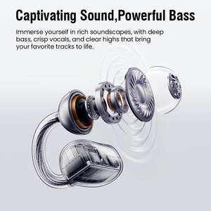 Auriculares Deportivos Inalámbricos JXD Remax con Clip para Oreja, Bluetooth 5.4, Resistentes al Agua, con Indicador LED de Batería JL - Product Image 3