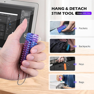 Little Ouchies douleur Fidget douleur Stim outil rotatif Spiky sensoriel Fidget jouets pour adultes soulagement de l'anxiété 3D imprimé Grippie - Product Image 4
