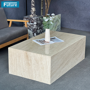 Sang Trọng Bằng Đá Cẩm Thạch Bàn Cà Phê & Bàn Ăn Tự Nhiên Hình Dạng Cuboid Rắn Đá Cẩm Thạch Hàng Đầu Cho Hiện Đại Trang Trí Nội Thất - Product Image 4