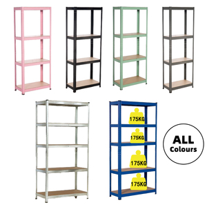 Metalen Planken Rack Supermarkt Boltless Planken Hoge Kwaliteit 175 Kg Rekken Voor Magazijn - Product Image 6