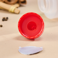 Capuchon compte-gouttes en plastique de 38 mm avec couvercle, capuchon à presser pour sauce tomate, capuchon pour bouteille de ketchup, bec verseur pour colle, couvercle de bouteille