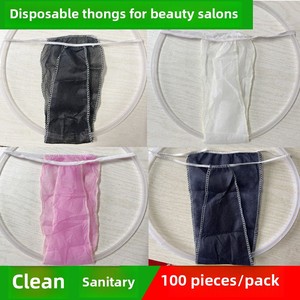 Tangas Desechables de Tela No Tejida para Mujer, Ropa Interior Higiénica Envasada Individualmente para Uso en Spa, Bronceado y Salón - Product Image 3