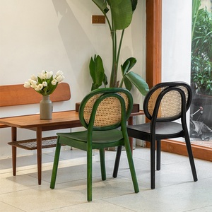 Hotel <b>Dining</b> <b>Chair</b> Luxury Hotel Room Club <b>Chairs</b> Leisure Modern Restaurant Nordic Cafe Furniture Green <b>Dining</b> Wood <b>Chair</b> DIVANO- - Product Image 2
